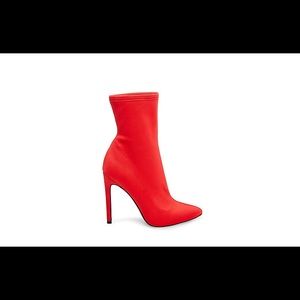 Steve Madden RED heel booties
